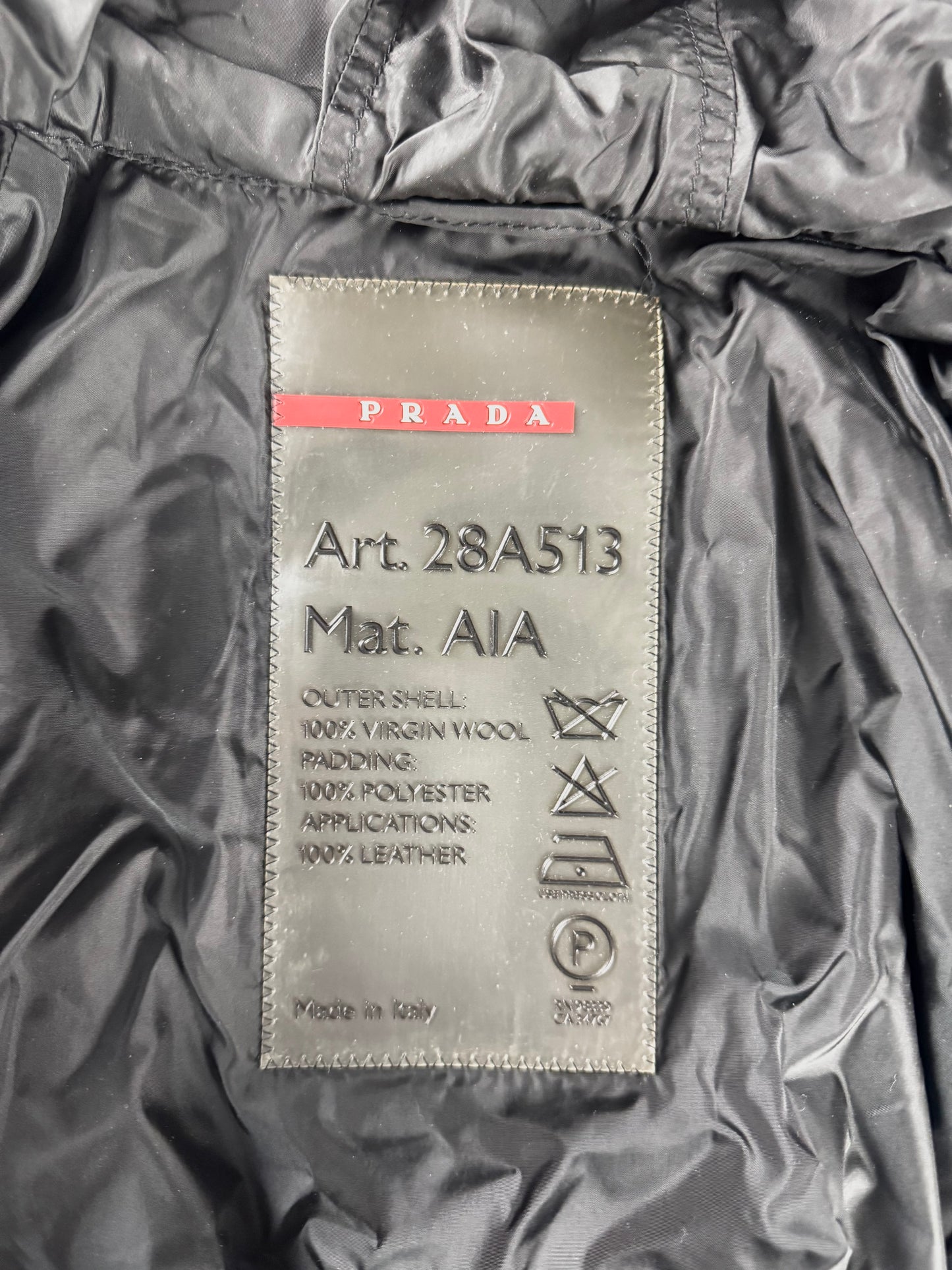 Prada Sport Striped Belted Jacket FW 2000 - S
