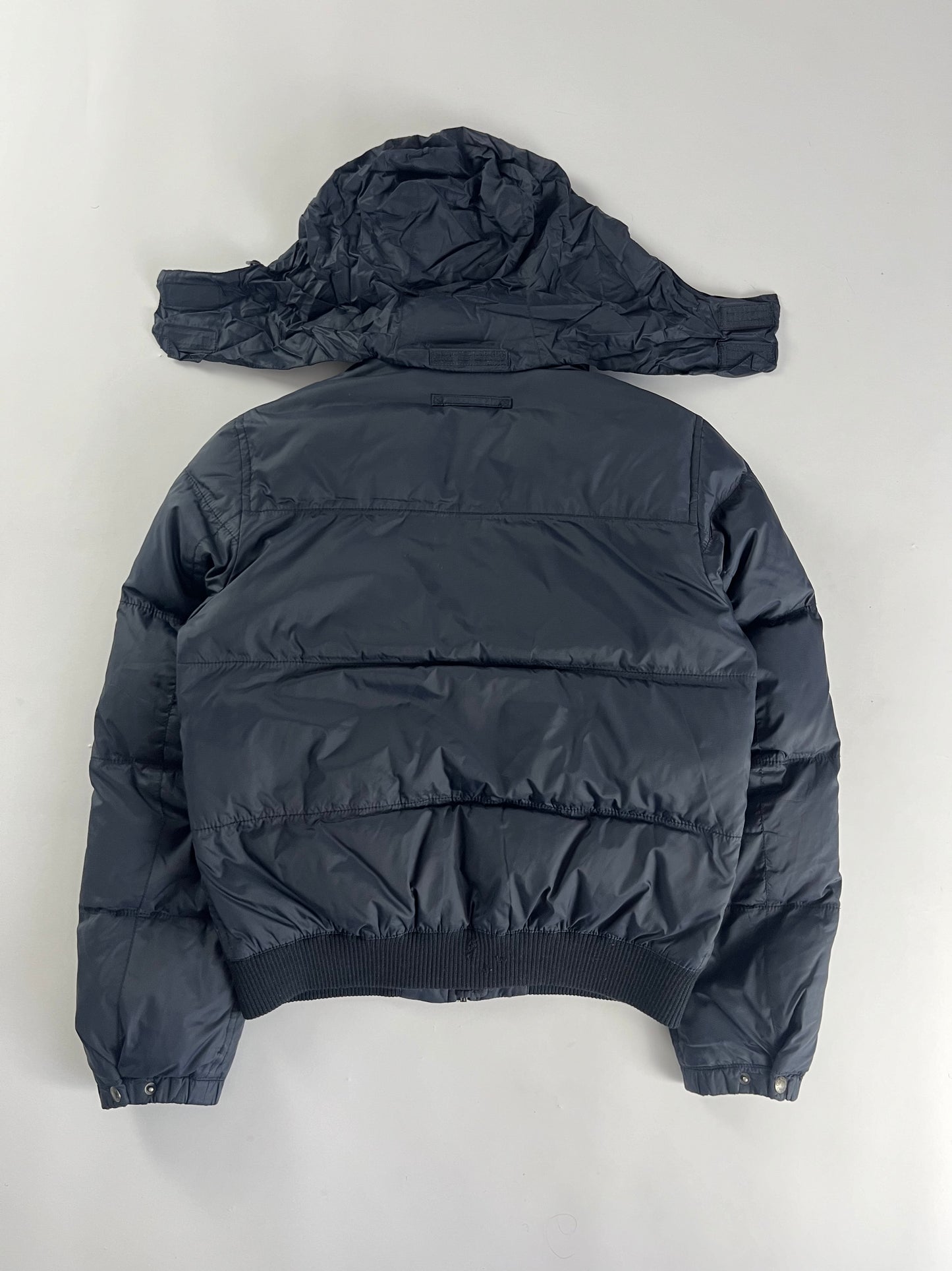 Prada Navy Nylon Puffer Down Jacket FW 2007 - M