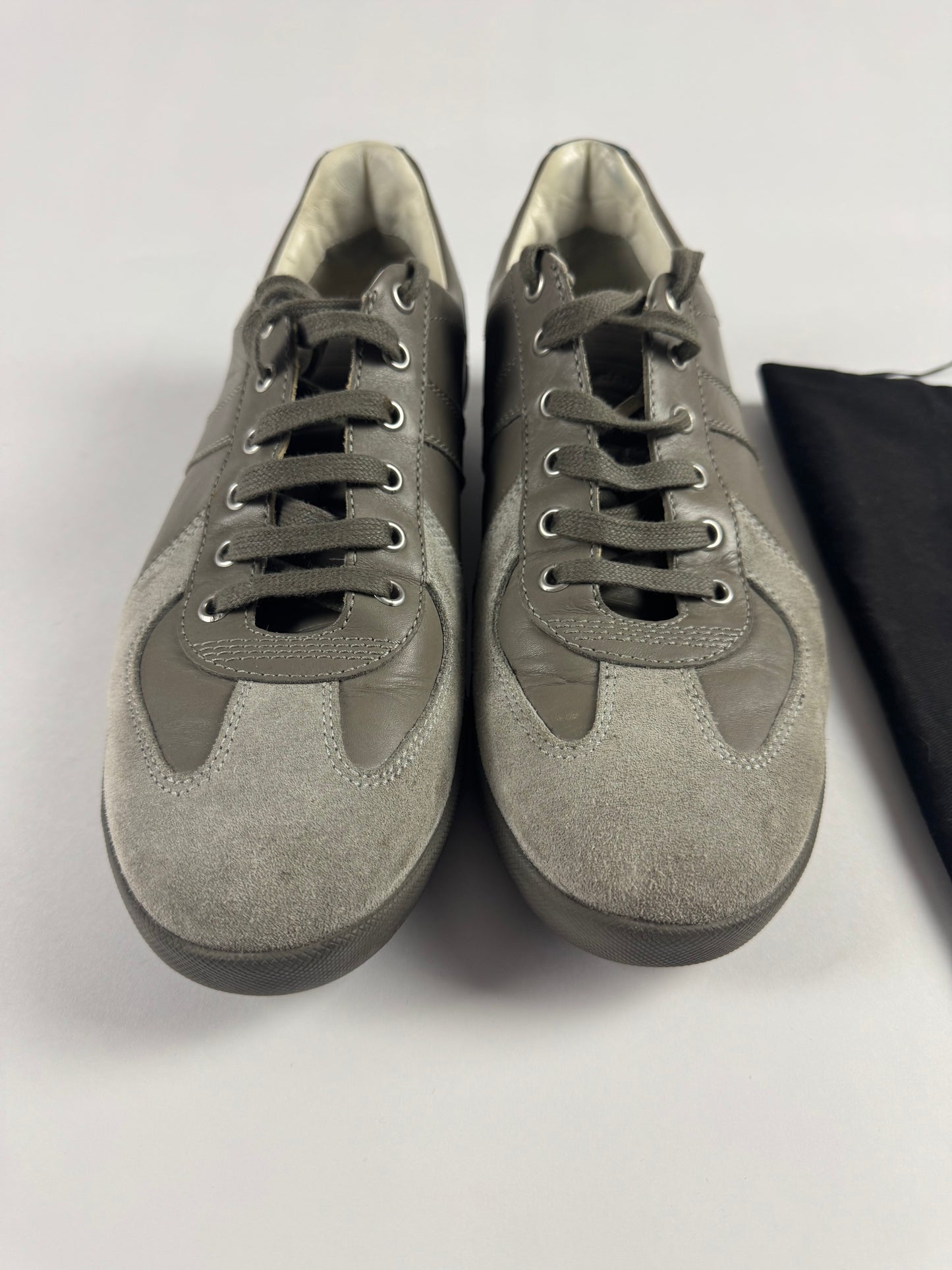 Dior Homme Hedi Slimane B01 Grey Suede Low Trainers FW 2004 - 43,5 EU