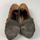 Miu Miu Floral Brown Suede Heels 1990s - 40 IT/41 EU