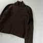 Prada Linea Rossa Brown Corduroy Turtleneck Sweater FW 1999 - S