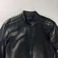 Gucci Tom Ford Pure Dark Soft Leather Padded Shoulder Biker Jacket SS 1999 - M