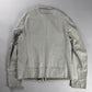 Prada Motolight White Light Leather Moto Jacket 2000s - L