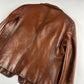 Prada Brown Leather Blazer FW 2013 - M