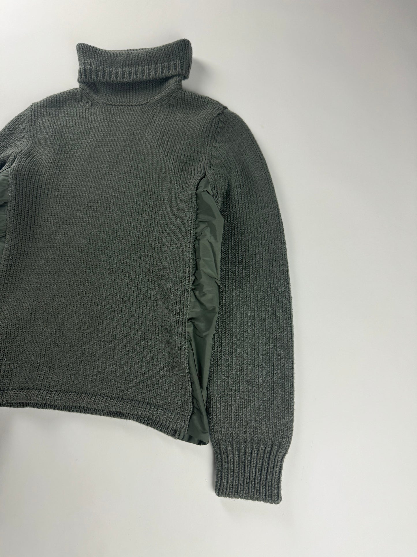 Prada Linea Rossa Pistache Turtleneck Sweater FW 2000 - XS