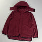 Louis Vuitton Sample Adjustable Collar Strap Burgundy Technical Jacket FW 2019 - L