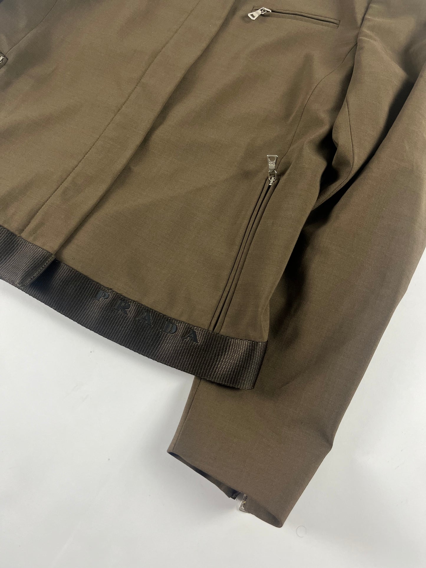 Prada Nylon Buttoned Light Work Zip Jacket FW 1999 - XS