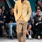 Hermès Sample Front Pocket Soft Textured Sand Turtleneck Half Zip Jacket SS 2020 - M
