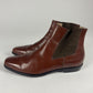 Thierry Mugler Brown Leather Chelsea Boots 2000s - 43,5 EU