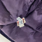 Prada Purple Drawstring Waist Puffer Jacket 1990s - S