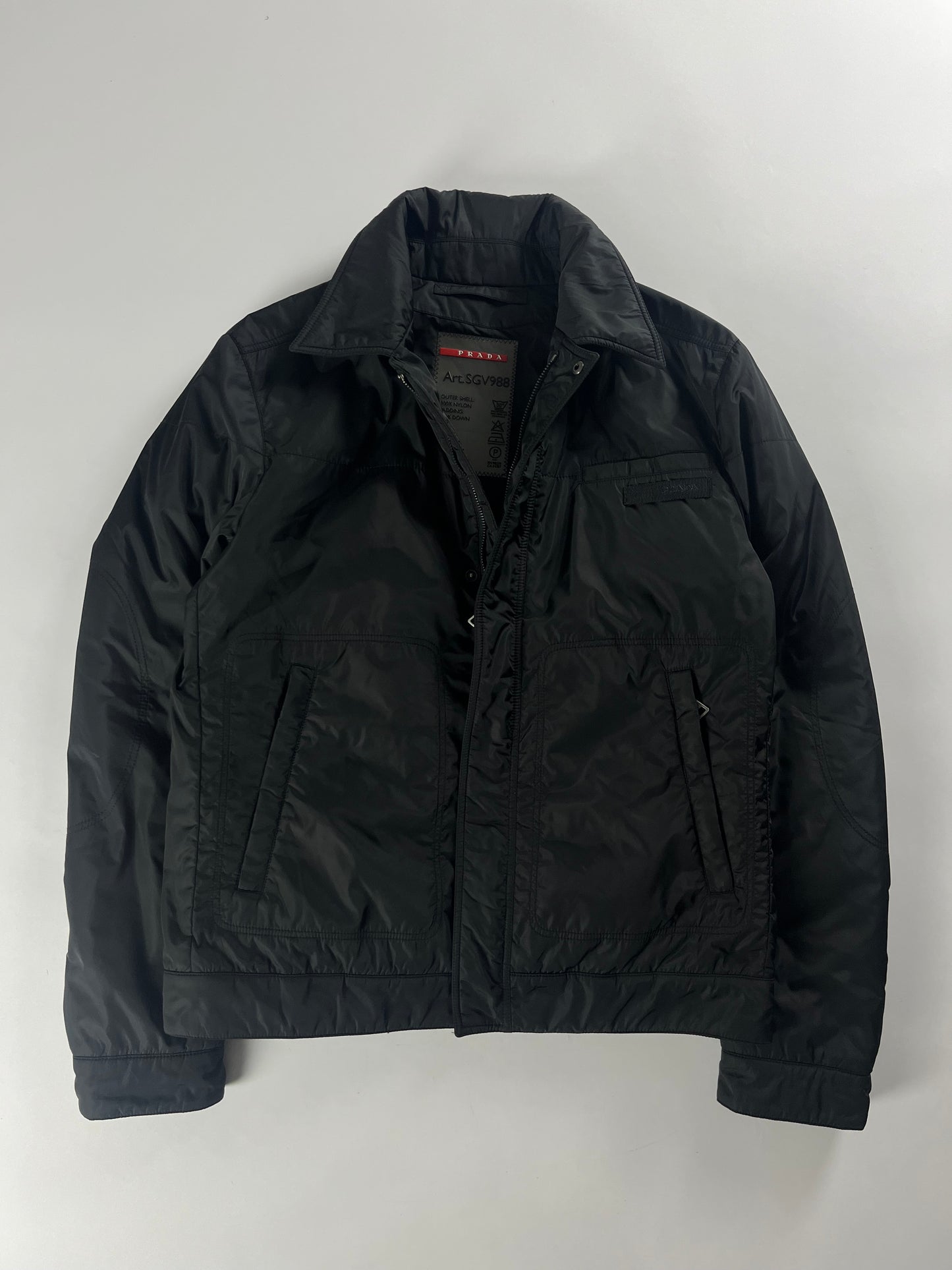 Prada Black Work Nylon Jacket FW 2008 - M