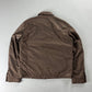 Prada Brown Nylon Double Zipper Trucker Jacket 2000s - L