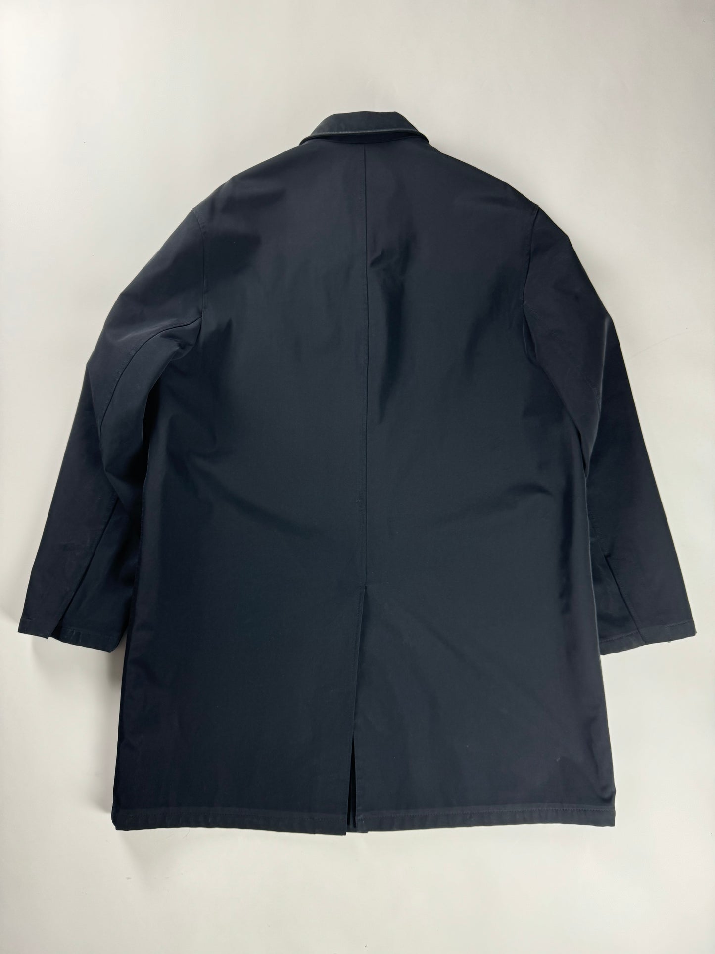 Prada Inside Quilted Marine Nylon Overcoat FW 1998 - XL