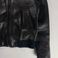 Prada Black Leather Harrington Bomber Jacket FW 2006 - M