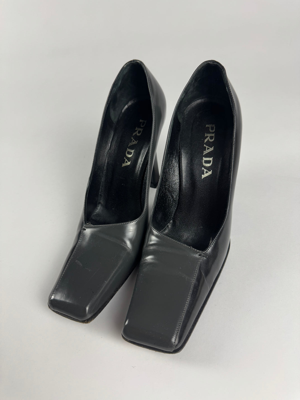 Prada Shadow Two Tones Leather Heels FW 1998 - 36,5 IT/37,5 EU