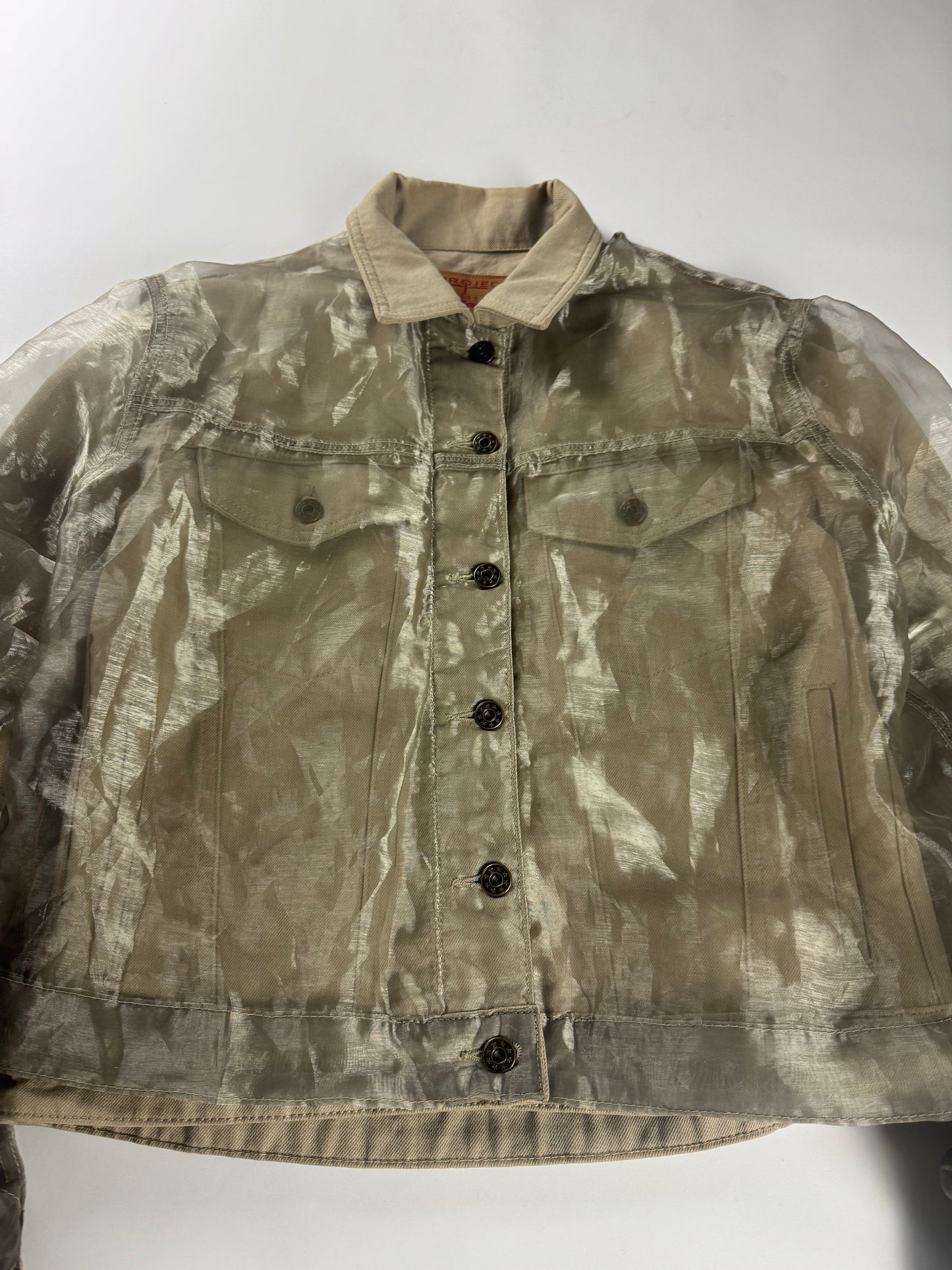Y/Project Sample Illusion Translucent Organza Trucker Jacket FW 2018 - S
