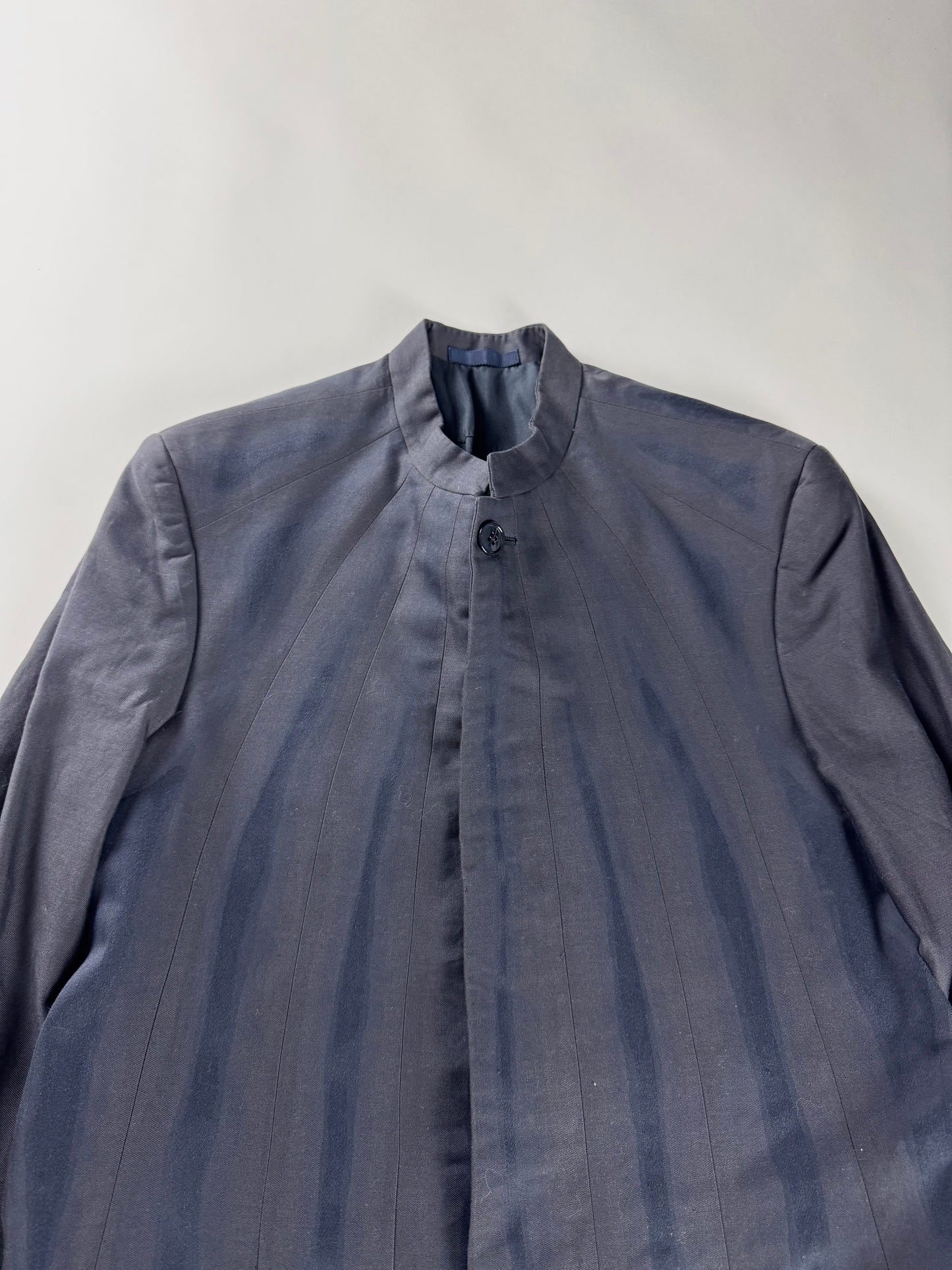 Louis Vuitton Sample Blue Shades Nehru Collar Blazer SS 2008 - M