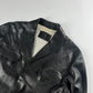 Prada Black Artisanal Leather Premium Jacket SS 1999 - M