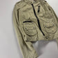 Prada Cream Leather Zipped Moto Jacket FW 2006 - M