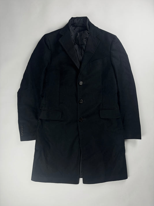 Prada Turtleneck Nylon Lining Cotton Coat FW 2011 - M