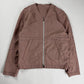 Hermès Sample Pink Lightweight V Neck Blouson Exposed Stitching SS 2022 - M