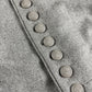 Louis Vuitton Sample Grey Wool Napoleonic Military Stand Collar Epaulettes Officer Jacket FW 2019 - M