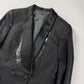Bottega Veneta Sample Black Cropped Double Breasted Tuxedo Blazer FW 2012 - XS
