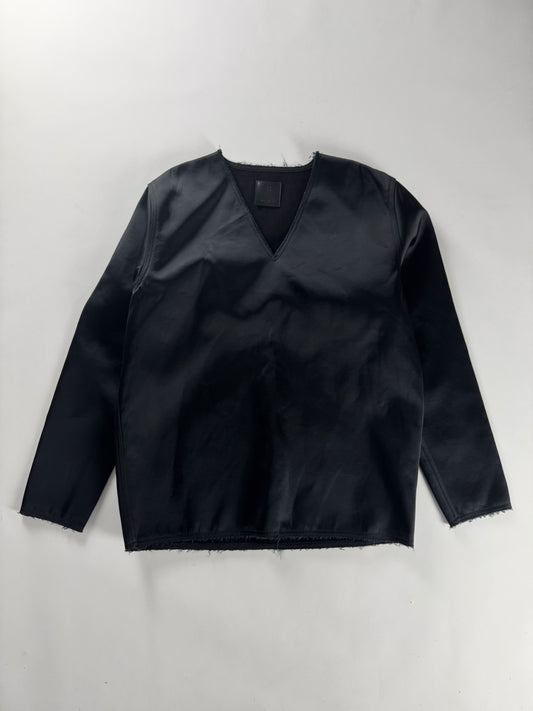 Givenchy Sample Strong V Collar Short Blouse FW 2022 - M