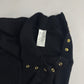 Balmain Sample Gold Button Embellished Turtleneck Sweater FW 2017 - S