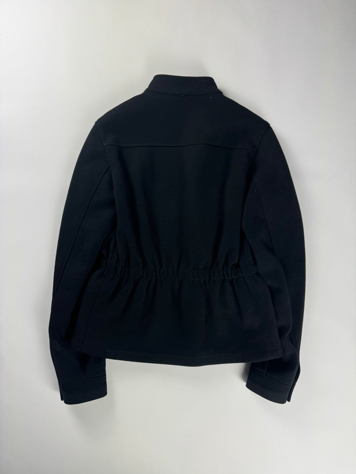 Prada Black Drawstring Zipper Jacket FW 1997 - M