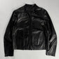 Prada Pure Minimalist Soft Light Moto Jacket Leather FW 2000 - L