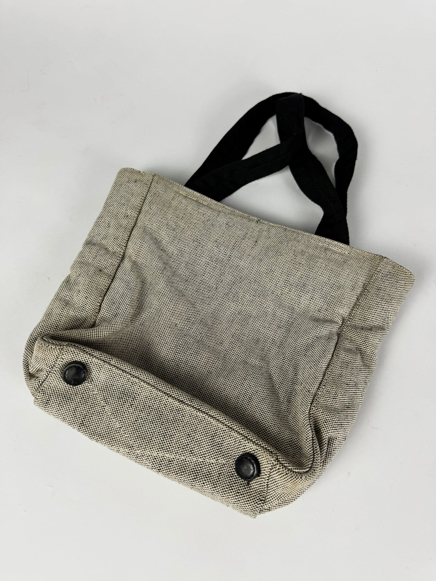 Prada Grey Cotton Mini Bag SS 1999 - OS