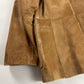 Prada Camel Tawny Double Breasted Pony Hair Leather Coat FW 1996 - M