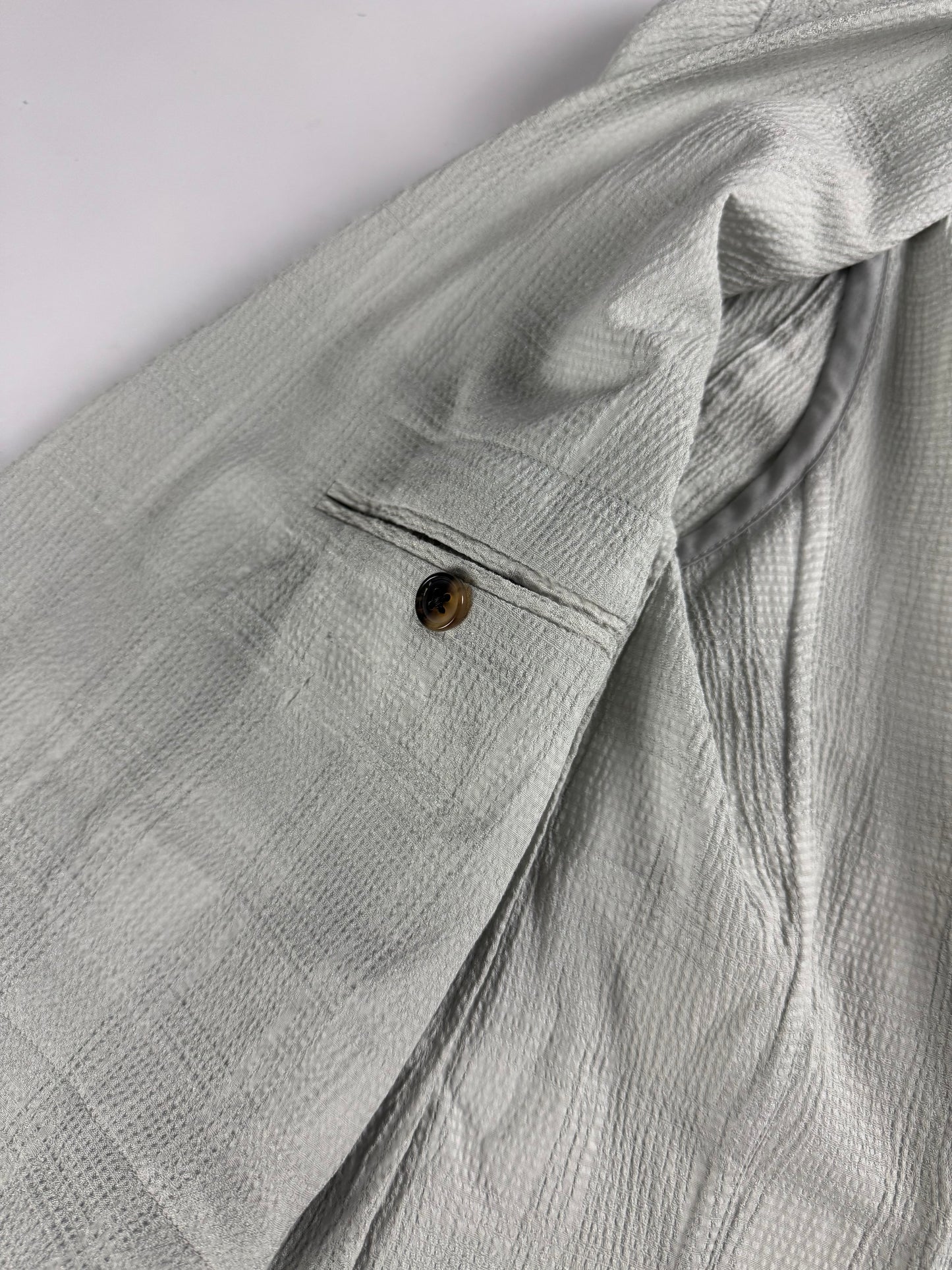 Hermès Sample Lightweight Stripe Patch Pocket Blazer FW 2019 - L