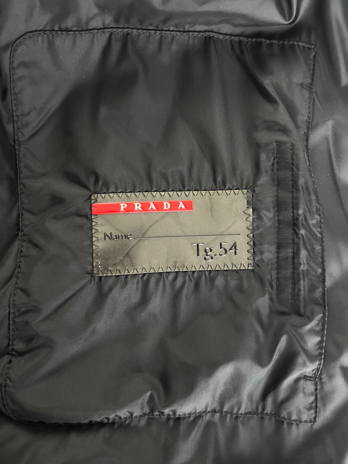 Prada Linea Rossa Dark Wool Coat FW 1999 - XL