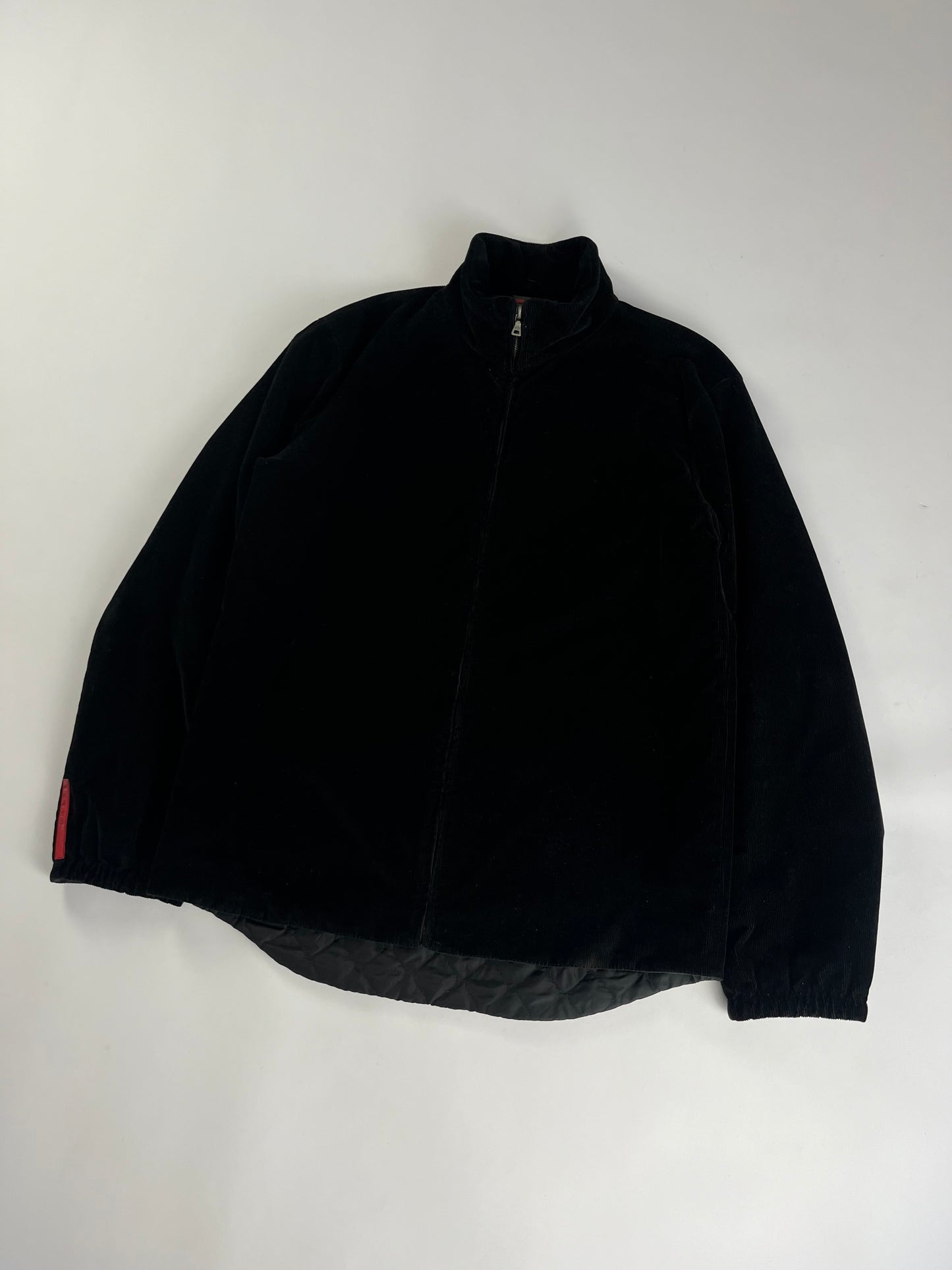 Prada Linea Rossa Dark Corduroy Jacket 2000s - L