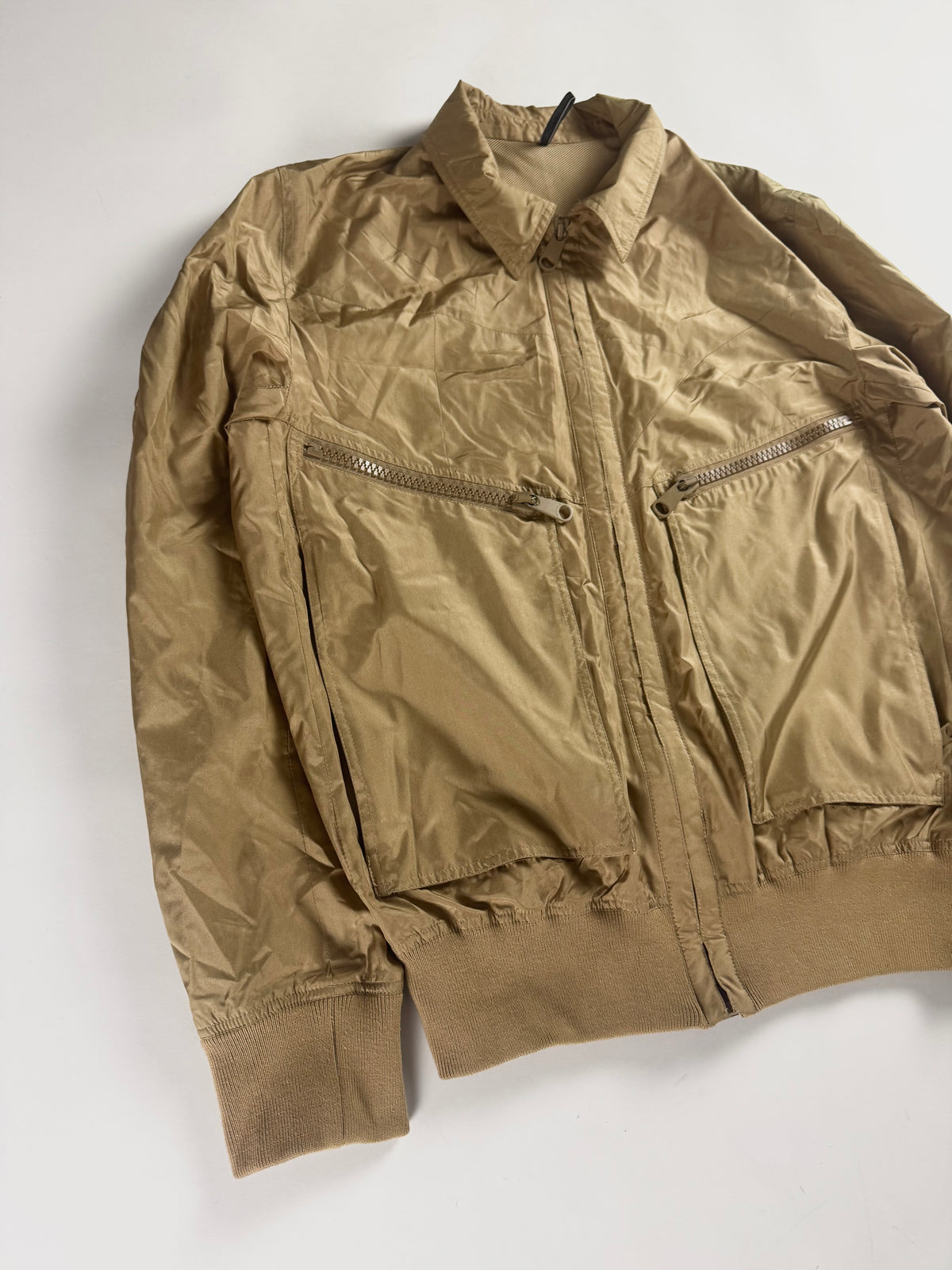 Dior Homme Kris Van Assche  Fragmented Nylon Bomber Jacket SS 2009 - L