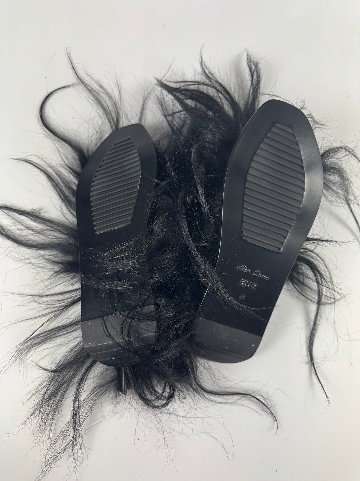 Rick Owens Extra Furry Roman Sandals 2000s - 41 EU