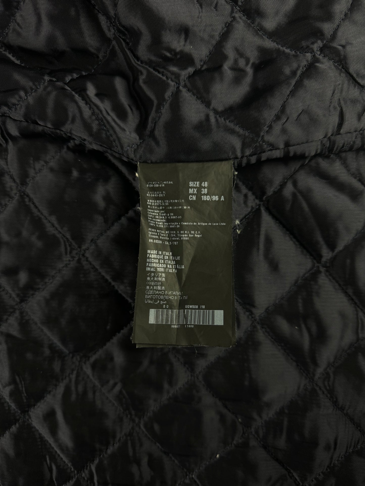 Prada Navy Arctic Hooded Long Parka Duffle Jacket - M