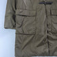 Prada Multi Belt Khaki Nylon Long Safari Coat FW 1999 - S