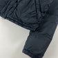 Prada Navy Crop Puffer Rhinestone Elbows Jacket FW 2004 - XS