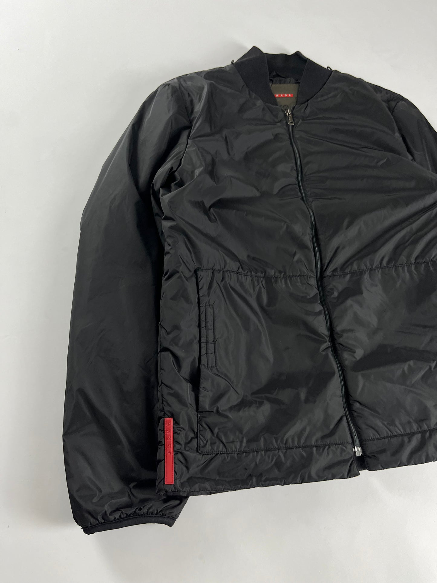 Prada Linea Rossa Essentiel Bomber Jacket 2000s - M