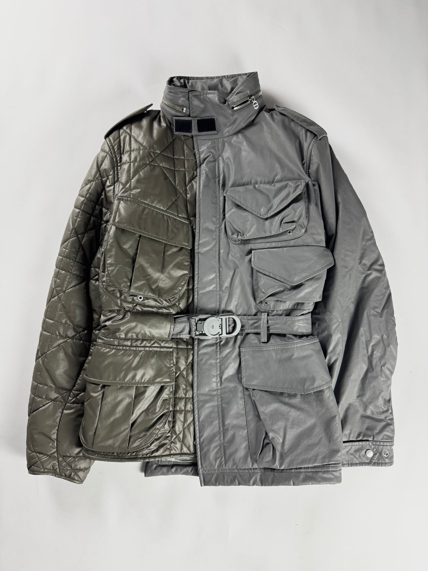 Dior Sample Split Oblique Belted Asymmetric Jacket FW 2023 - M