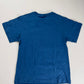 Louis Vuitton Sample Royal Blue Cotton Attached Silver Chain Neckline Detail Tee Shirt 2010s - M