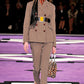 Prada Black Leather Geometric High Boots FW 2012 - 37,5 IT/ 38,5 EU