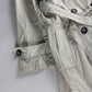 Miu Miu Light Grey Belted Trench Coat 2000s - S