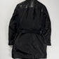 Prada Leather Shoulder Detail Strapped Belted Nylon Hooded Coat FW 1999 - S