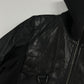 Prada Wool Leather Turtleneck Jacket - S