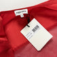 Kenzo Red Cotton Multi Pocket Utility Cargo Mesh Panel Zip Front Dress - S