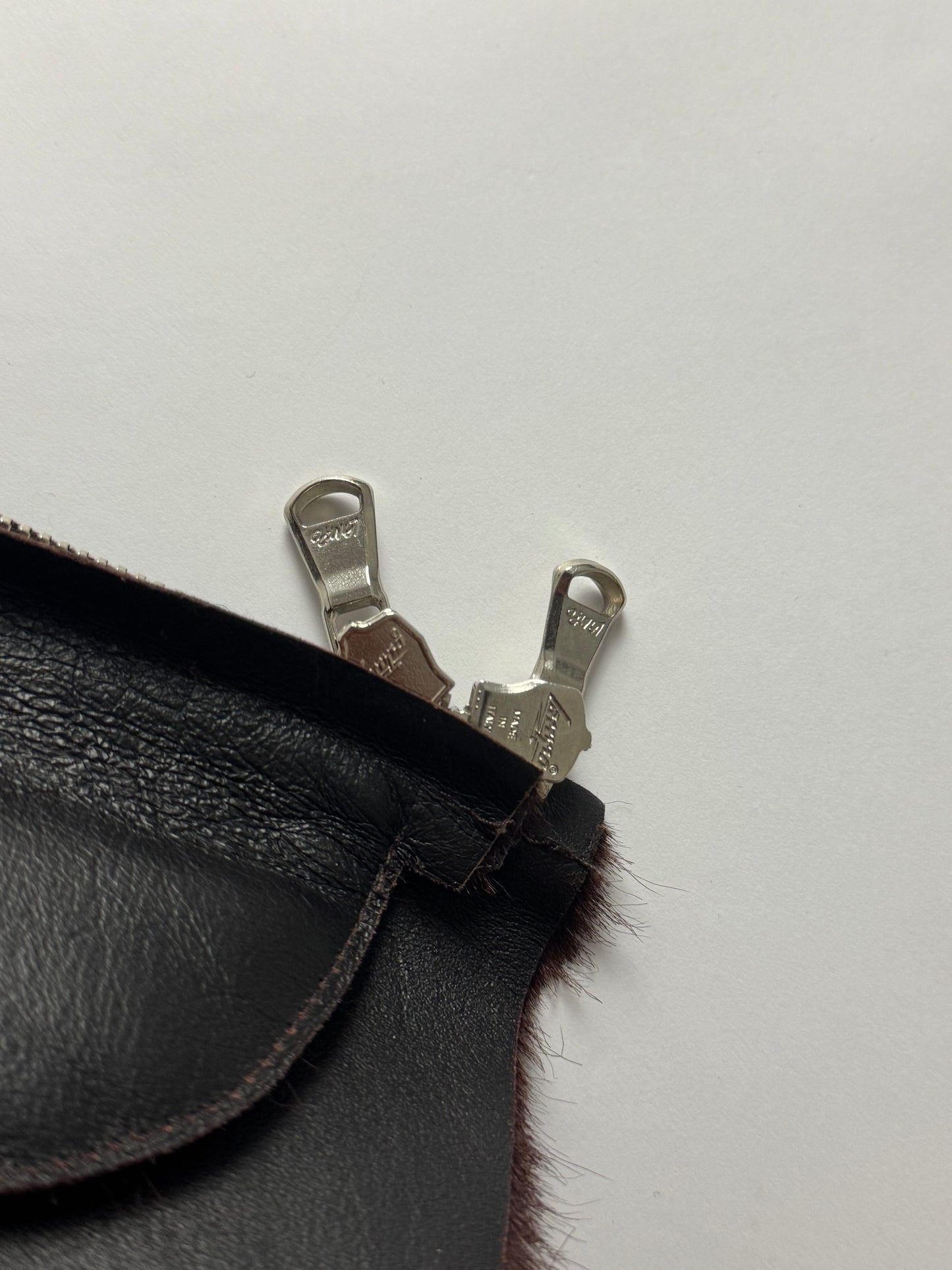Louis Vuitton Sample Artisanal Fur Suture Spine Line Double Waist Belt Jacket - XS